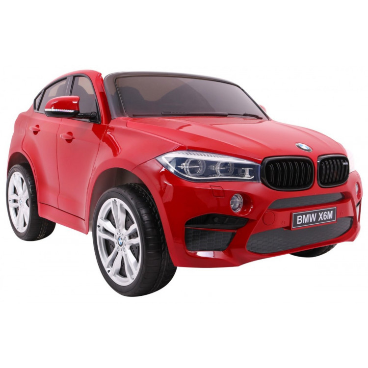 Elektrické autíčko BMW X6 - dvojmiestne - lakované - červené